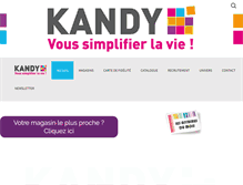 Tablet Screenshot of kandy.fr